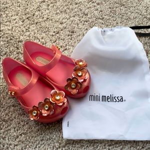 Mini Melissa toddler shoes size 6